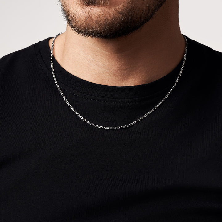 Срібний Ланцюжок Anchor тонкий