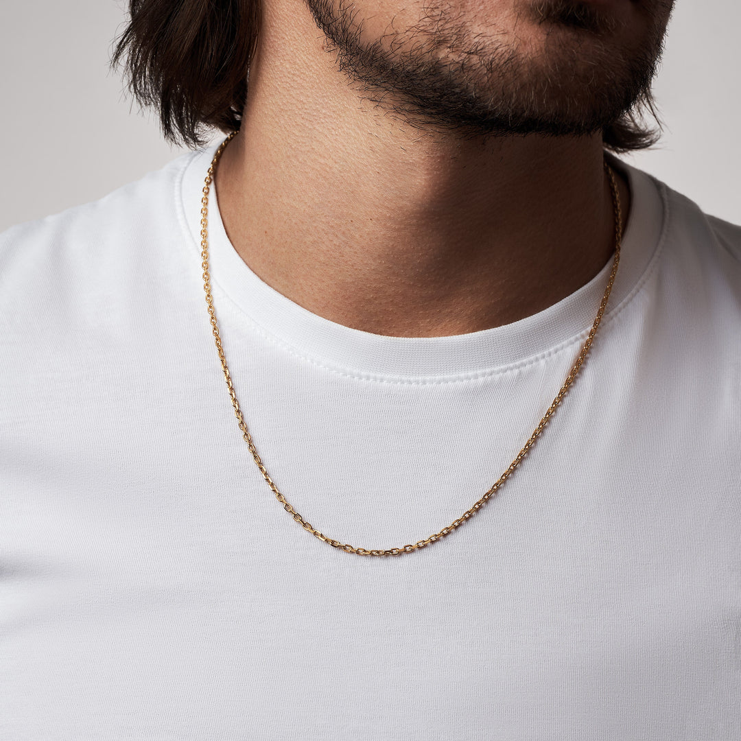 Срібний Ланцюжок Anchor тонкий