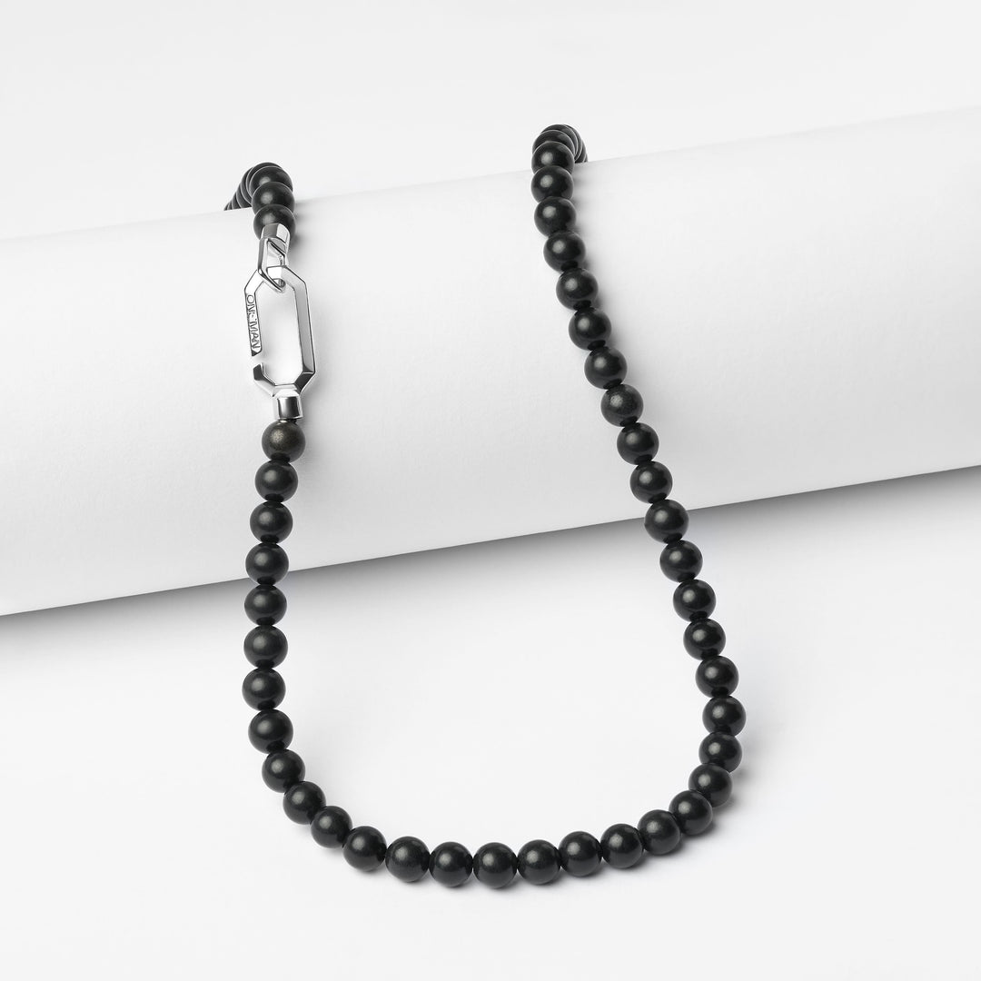Silver Shungite Necklace