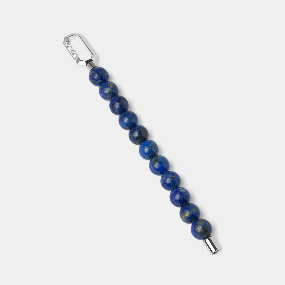 Silver Hybrid Bracelet Lapis