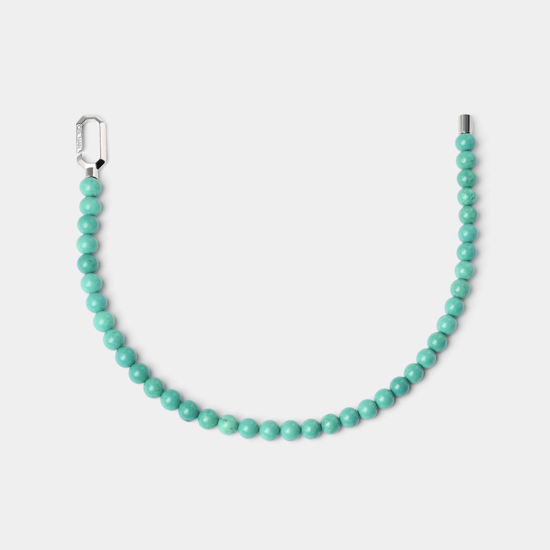 Silver Hybrid Necklace Turquoise