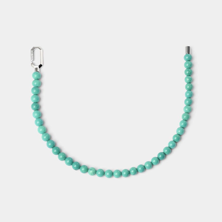 Silver Hybrid Necklace Turquoise