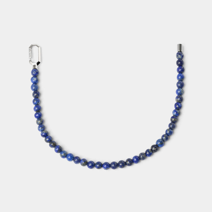 Silver Hybrid Necklace Lapis