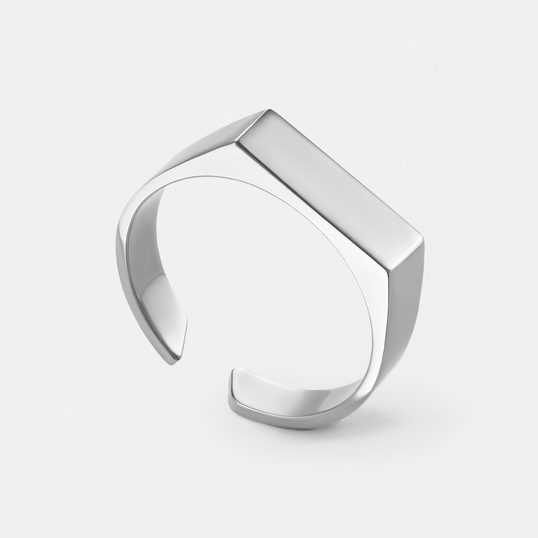 Silver ring HORIZON