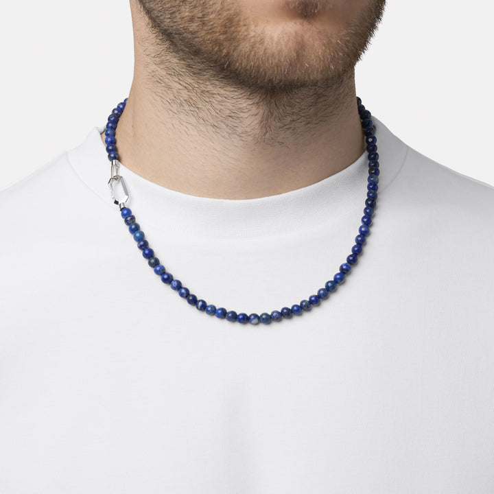 Silver Lapis Necklace