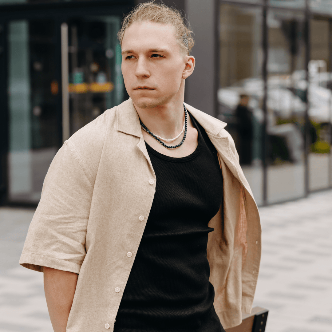 Silver Pearl Necklace