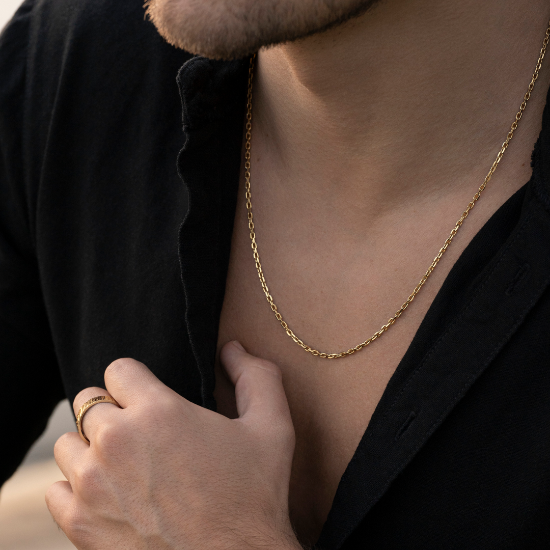 Срібний Ланцюжок Anchor тонкий