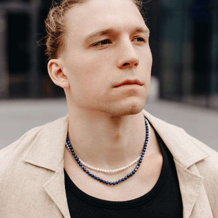 Silver Lapis Necklace