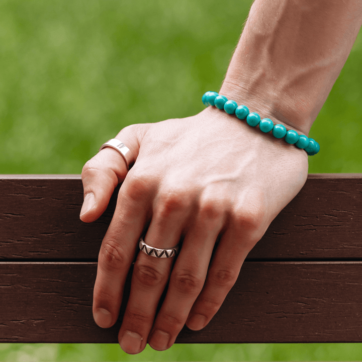 Silver Turquoise Bracelet