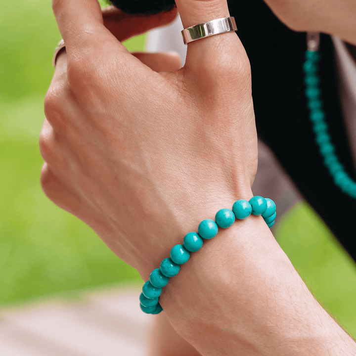 Silver Turquoise Bracelet