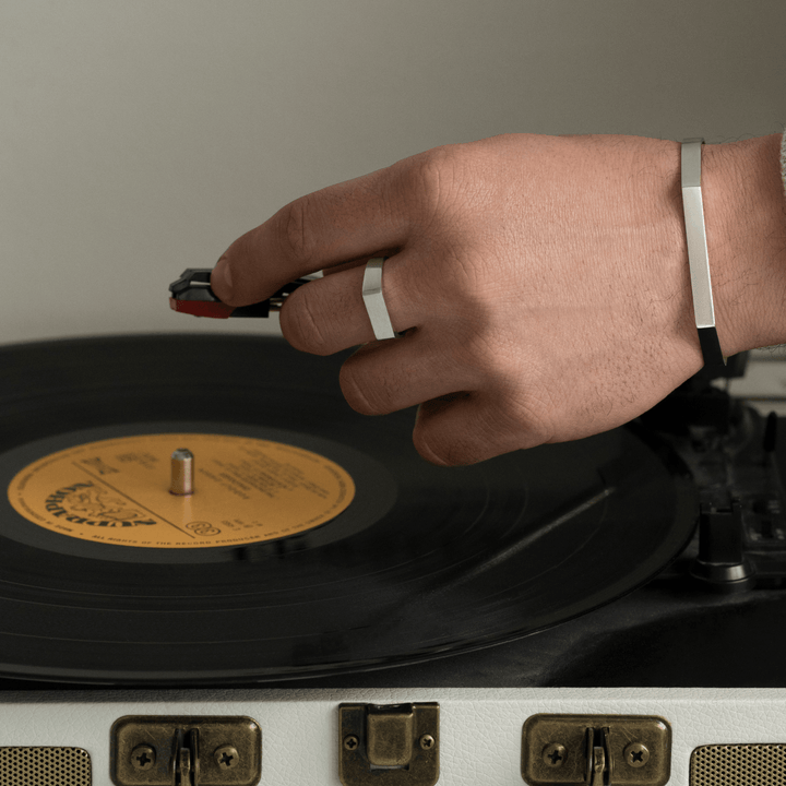 Silver ring HORIZON