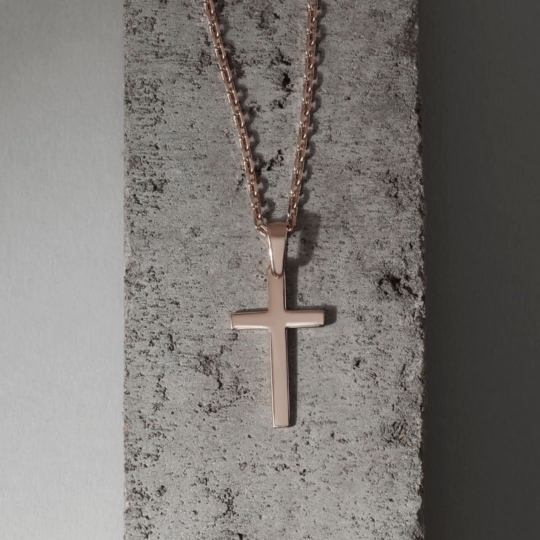 Gold pendant CROSS