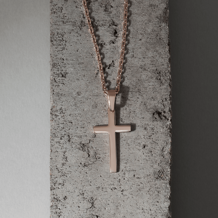 Gold pendant CROSS
