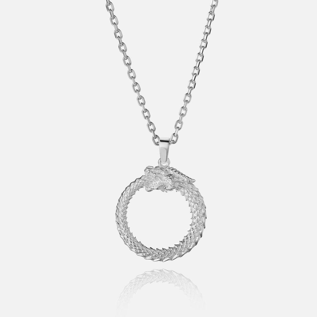 Срібний Кулон Ouroboros