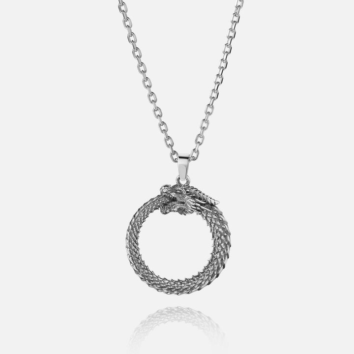 Срібний Кулон Ouroboros