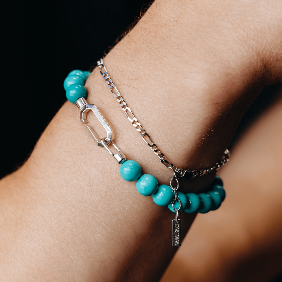 Срібний Браслет Turquoise