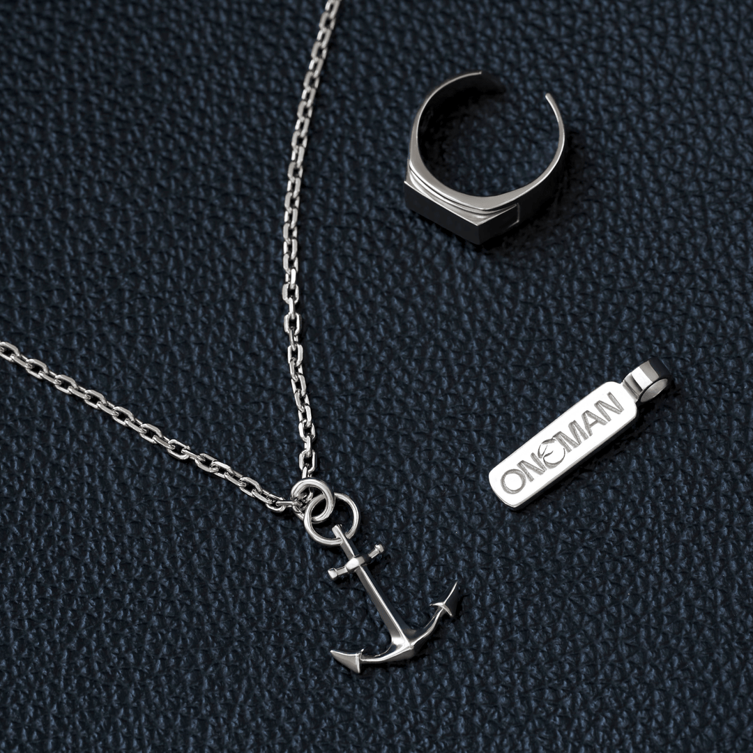 Silver pendant THE ANCHOR