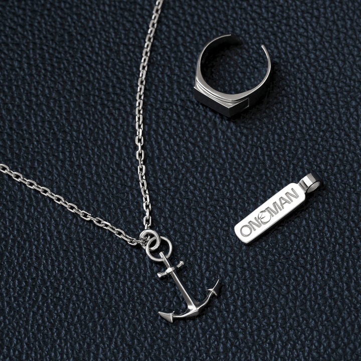 Silver pendant THE ANCHOR