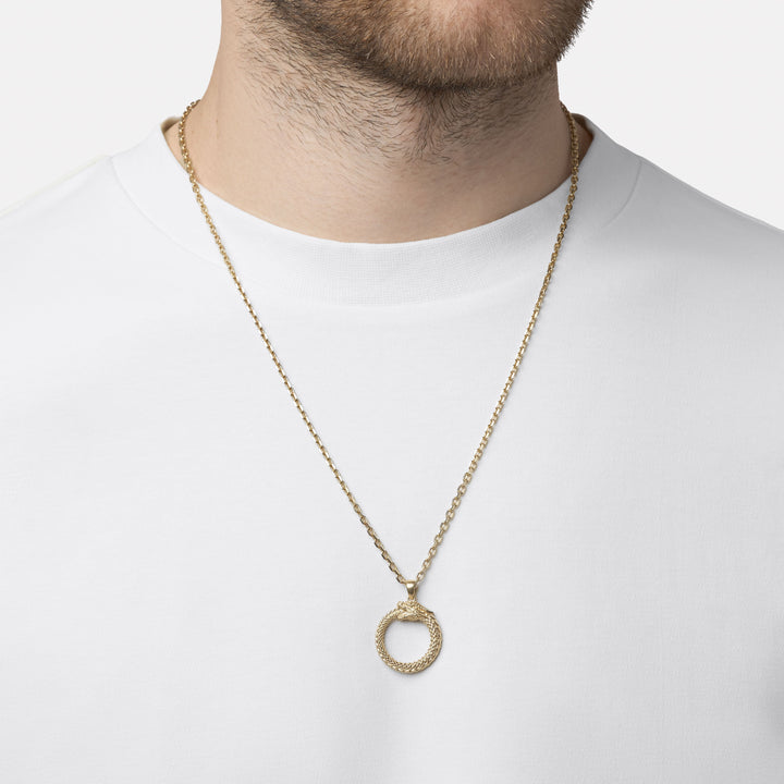 Срібний Кулон Ouroboros