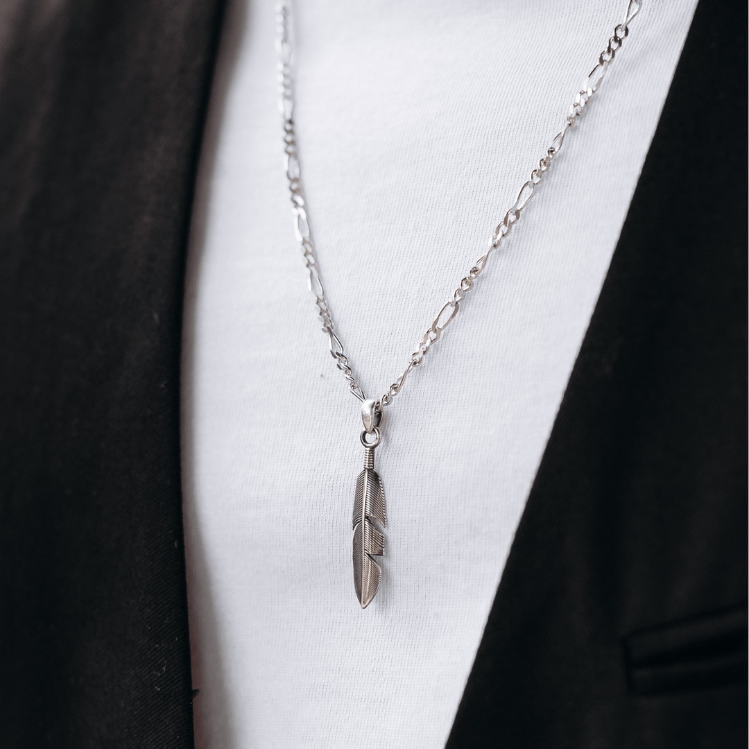 Срібний Кулон Feather