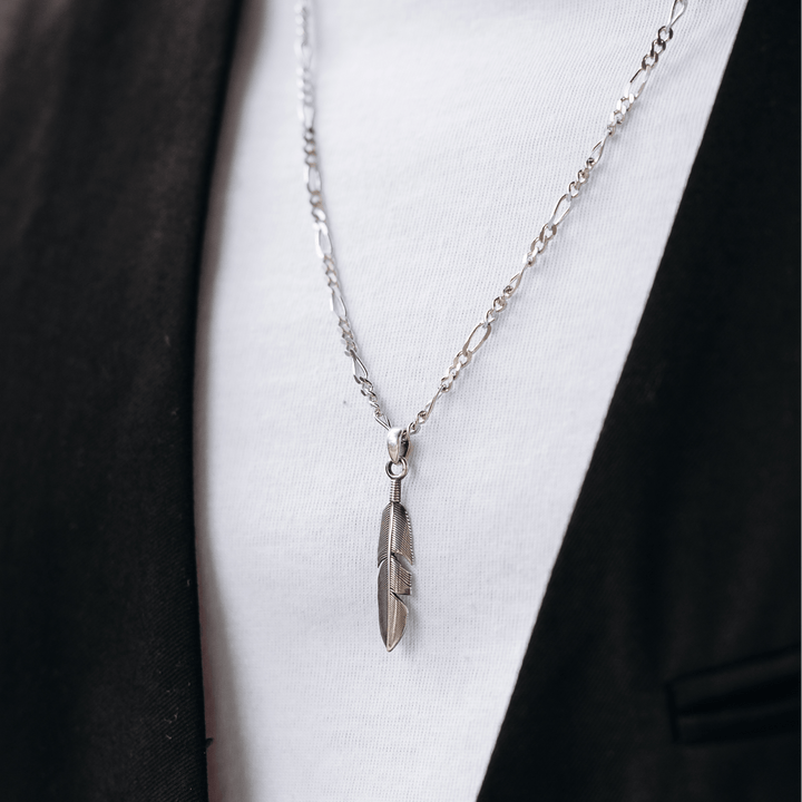 Срібний Кулон Feather