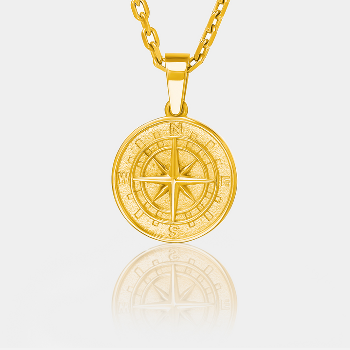 Срібний Кулон Compass