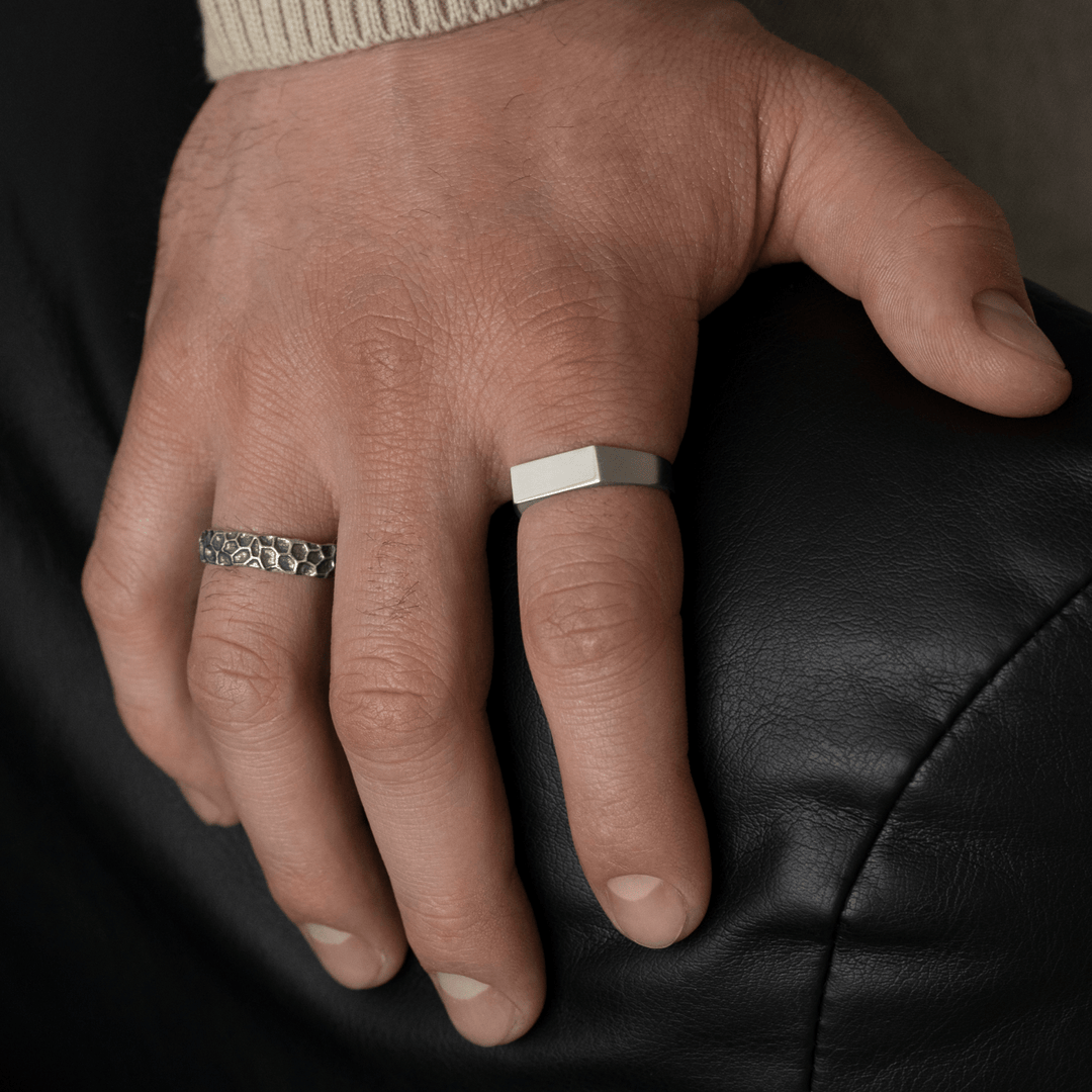 Silver ring HORIZON