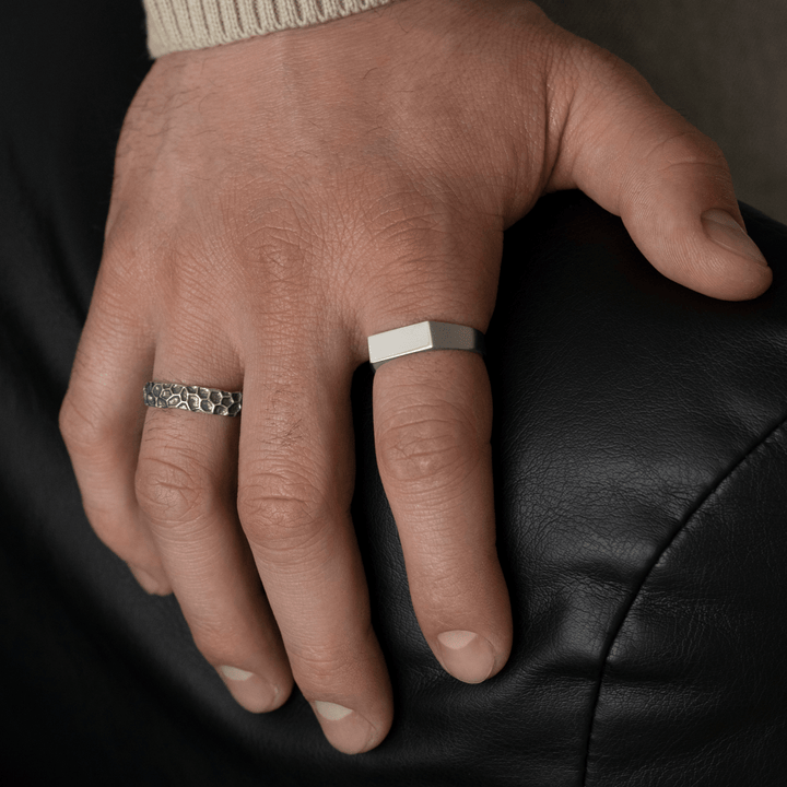 Silver ring HORIZON