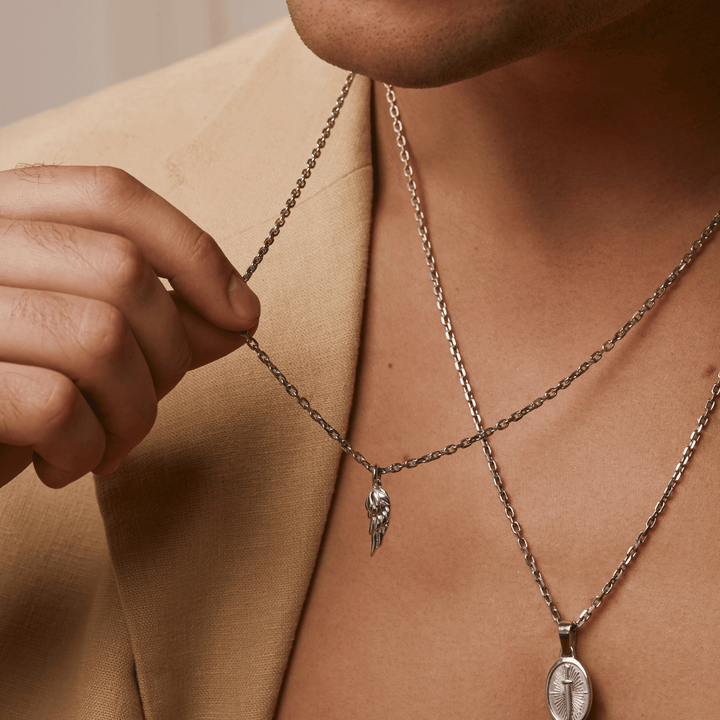 Silver pendant WING