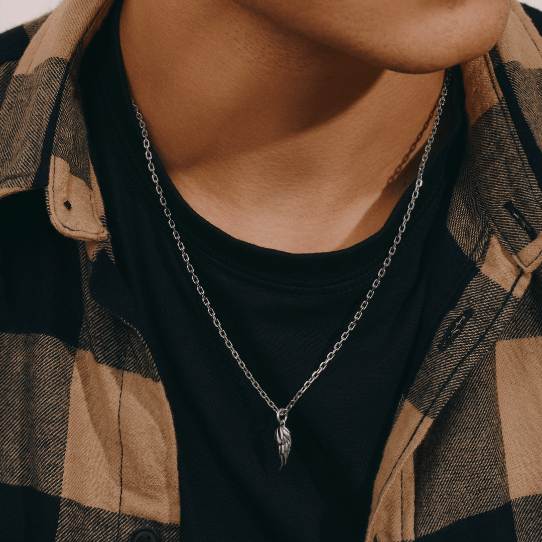 Silver pendant WING
