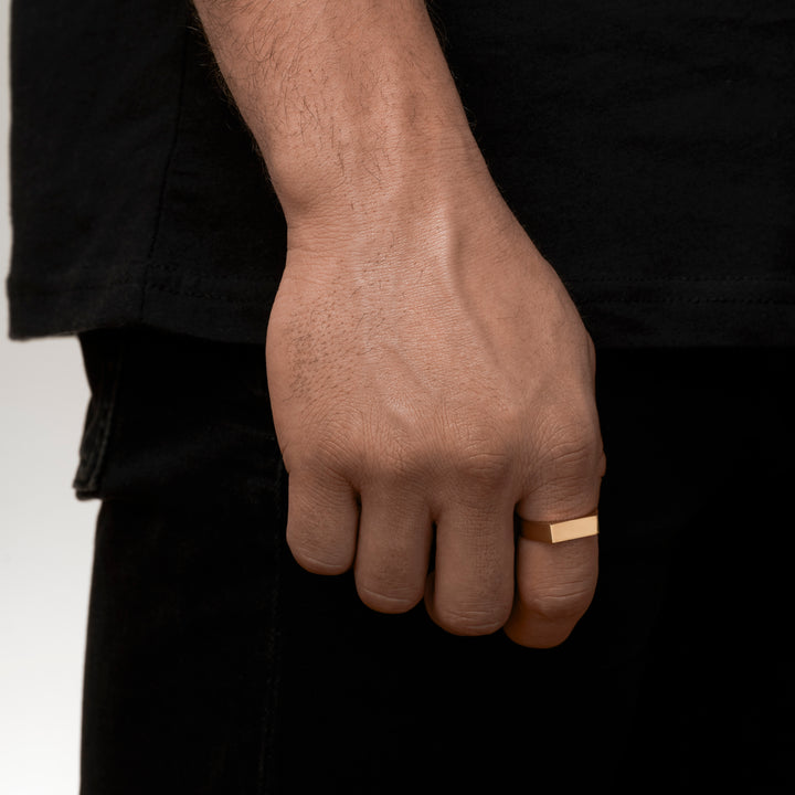 Silver ring HORIZON