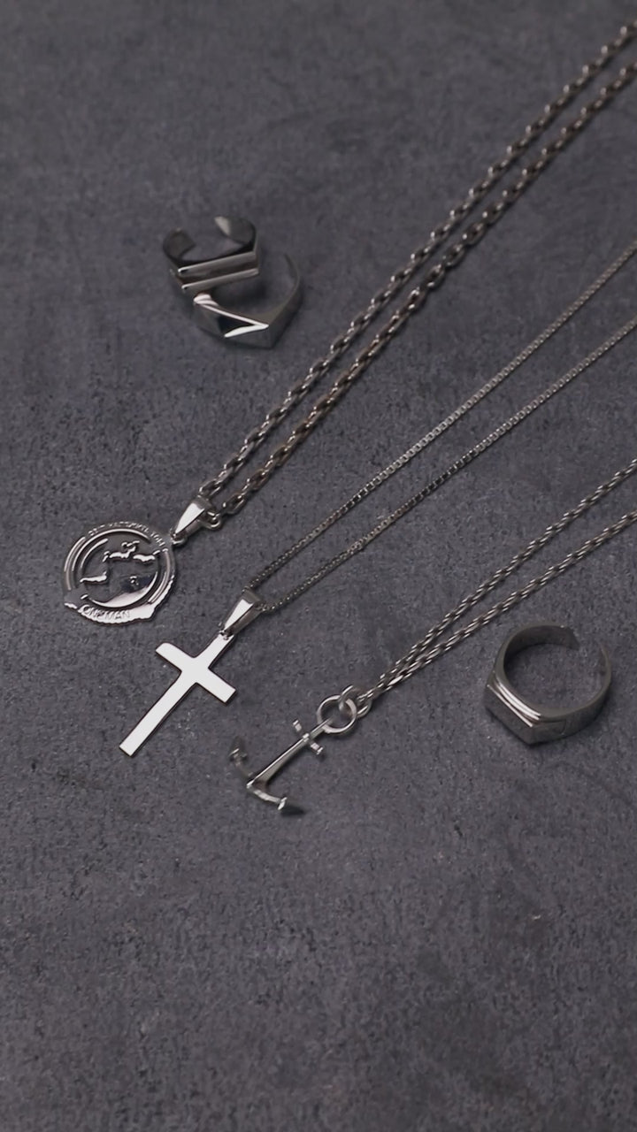 Silver pendant THE ANCHOR